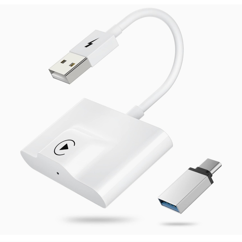 CarPlay Wireless Adapter  Factory Wired CarPlay 2024 Upgrade Plug & Play Dongle
